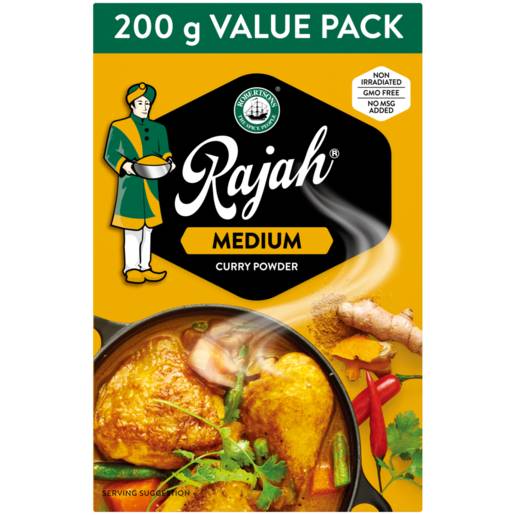 Robertsons Rajah Medium Curry Powder 200g